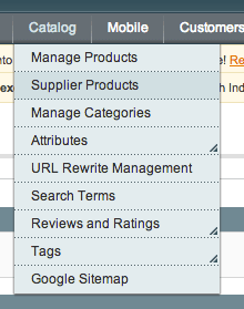 Shows the catalog of all the products uploaded by a supplier.